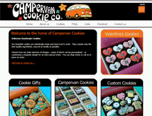 Tablet Screenshot of campervancookies.com